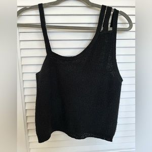 Asymmetrical Knit Tank Top size Large (Jack by BB Dakota)